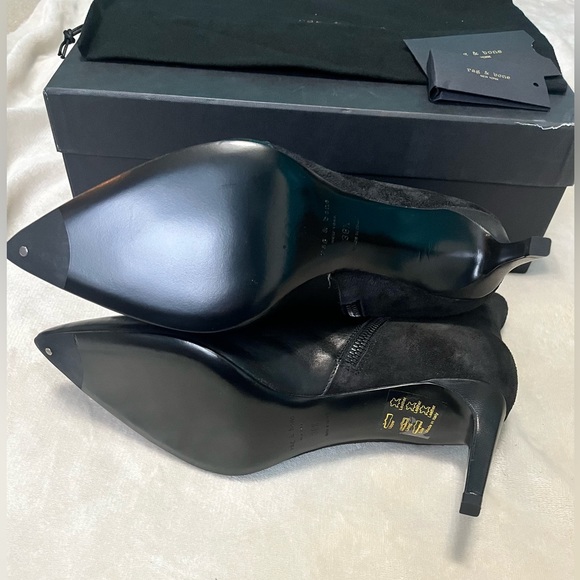 NIB: RAG & BONE Beha Boot/Ankle
Booties, Black, 3" Heel, Size 38.5 / 8.5 US - Picture 6 of 14